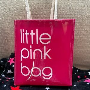 Bloomingdale’s Little Pink Bag - Vibrant Pink Tote -NEW